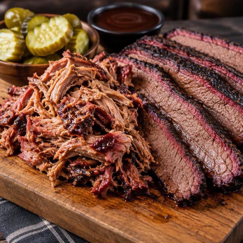 Smoked Brisket & Pulled Pork